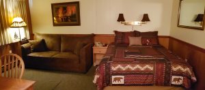 Lodge bed and couch